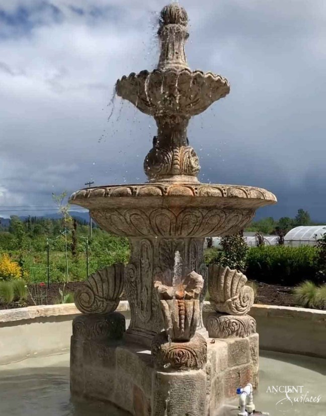 Rediscovering Elegance Antique Pool Fountains by Ancient Surfaces