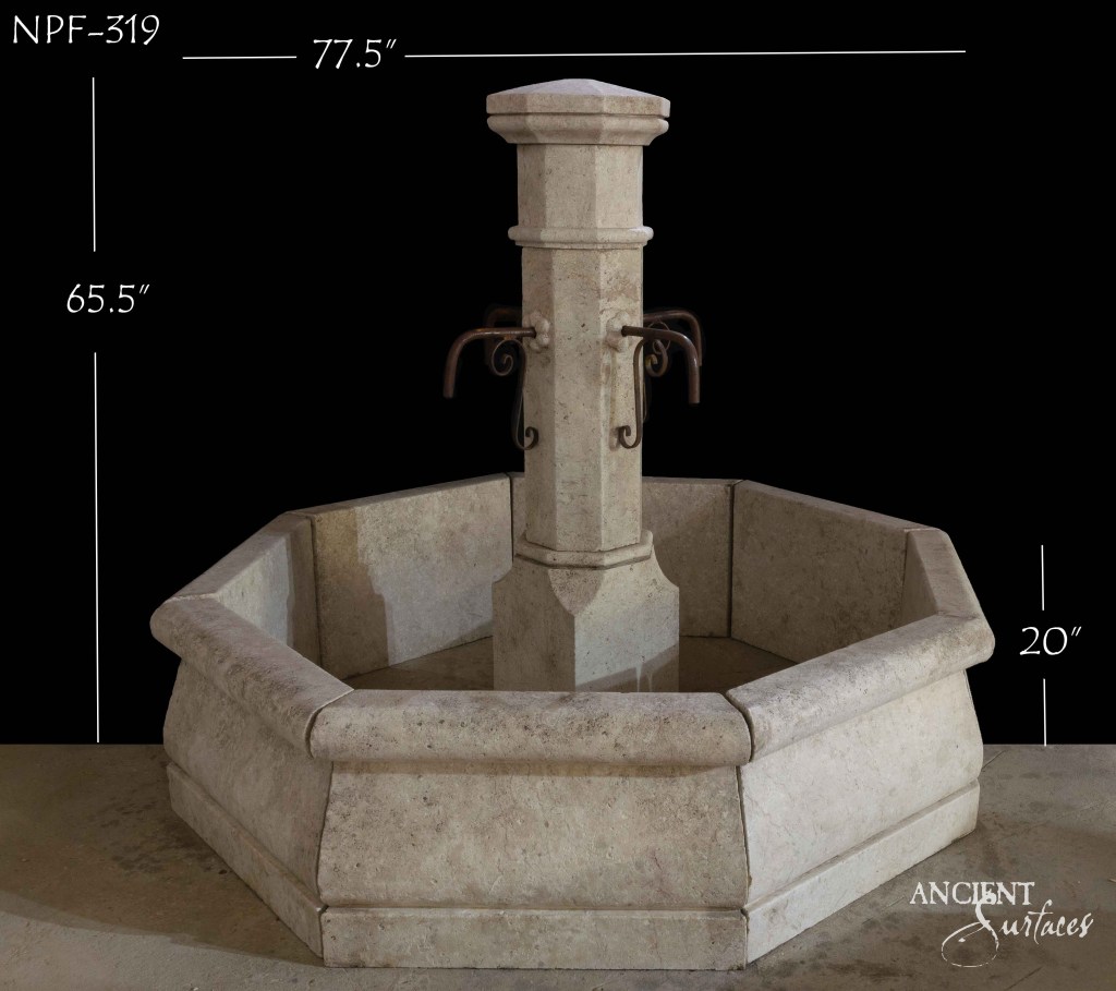 Ancient Surfaces
pool fountains
Limestone pool fountain
Old world stone fountain
French stone courtyard fountain
reclaimed ancient limestone
outdoor oasis transformation
timeless beauty water features
ancient craftsmanship revival
modern garden elegance
serene outdoor living
custom fountain artistry
natural beauty enhancement
historical materials design
tranquil garden ambiance
bespoke water sculptures
architectural legacy
personal style expression