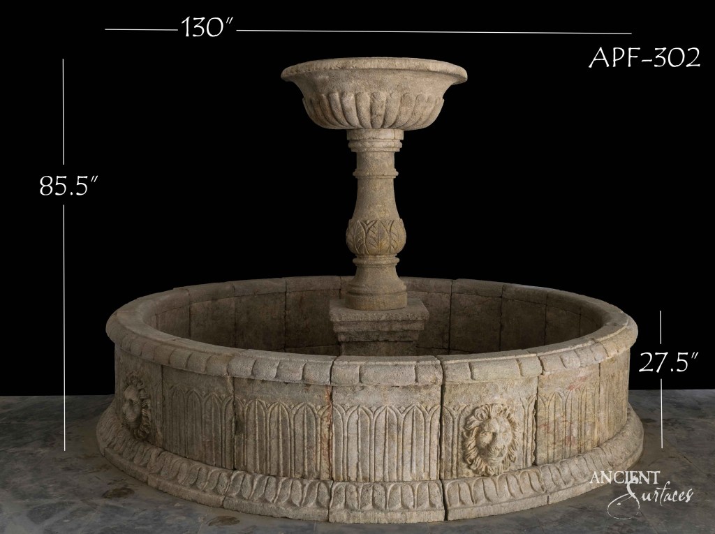 Pool fountains catalogue
Reclaimed limestone pool fountains
Old world pool fountain
Ancient Surfaces
Reclaimed ancient limestone
Luxury outdoor design
Personal oasis creation
Water feature elegance
Timeless limestone fountains
Serene pool environments
Custom pool fountains
Architectural beauty in water
Modern and baroque fountains
Durable outdoor decor
Tranquil water sounds
Nature-inspired design
Bespoke fountain designs
Poolside gathering centerpiece
Artistry in outdoor spaces
Water and stone symphony
Elegant outdoor celebrations
Transformative pool accents