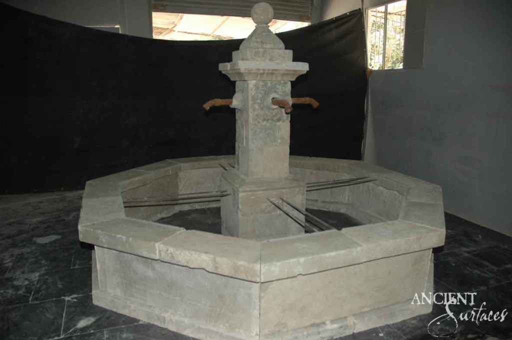 Reclaimed limestone fountains
Ancient Surfaces fountain collection
Antique limestone water features
Hand-carved limestone fountains
Julianne Vela limestone fountain
Dwyer Triple reclaimed fountain
Octagonal limestone courtyard fountain
Historic limestone garden fountains
Old-world limestone water features
Timeless limestone architectural accents
Patina limestone outdoor fountains
Mediterranean reclaimed limestone fountains
Authentic limestone fountain craftsmanship