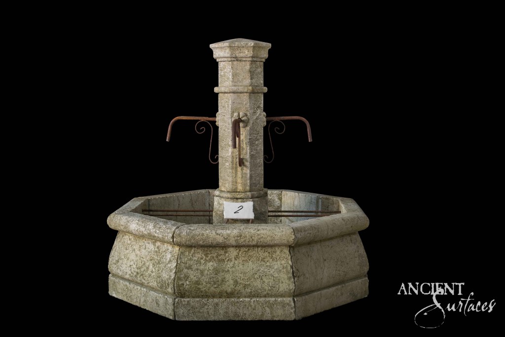 Reclaimed limestone pool fountains
Ancient Surfaces pool fountains
Antique limestone water features
Octagonal limestone fountains
Hexagonal limestone pool fountains
Lion-carved limestone fountains
Urn limestone garden fountains
Mediterranean limestone water features
Historic limestone pool decor
Classic limestone courtyard fountains
Weathered reclaimed limestone fountains
European-style limestone fountains
Rustic limestone poolside elements
Timeless limestone garden accents
Authentic reclaimed stone fountains