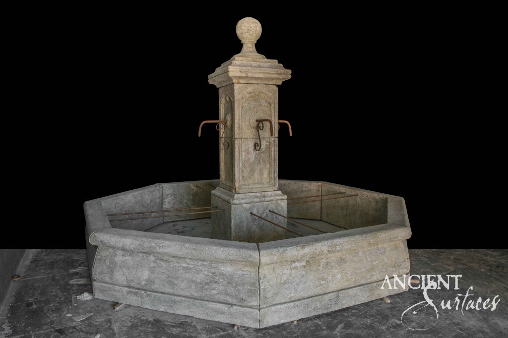 Reclaimed limestone pool fountains
Ancient Surfaces water features
Antique limestone garden fountains
Historic stone pool centerpiece
Octagonal limestone fountain
Aged limestone courtyard fountains
European antique pool features
Sculptural reclaimed stone fountains
Classical reclaimed limestone design
Timeless limestone water basins
Rustic limestone estate fountains
Elegant antique limestone spouts
Patina limestone garden decor
Architectural limestone pool art
Sustainable reclaimed limestone craftsmanship