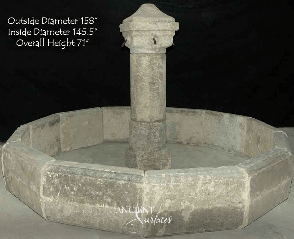reclaimed limestone fountain
Ancient Surfaces
antique stone water feature
historic limestone garden fountain
European reclaimed stone fountain
snow-resistant antique fountain
sculpted limestone garden centerpiece
limestone fountain
antique fountain
old-world courtyard fountain
classical limestone garden basin
hand-carved reclaimed water element
limestone amphora fountain
architectural reclaimed stone fountain
timeless limestone outdoor decor