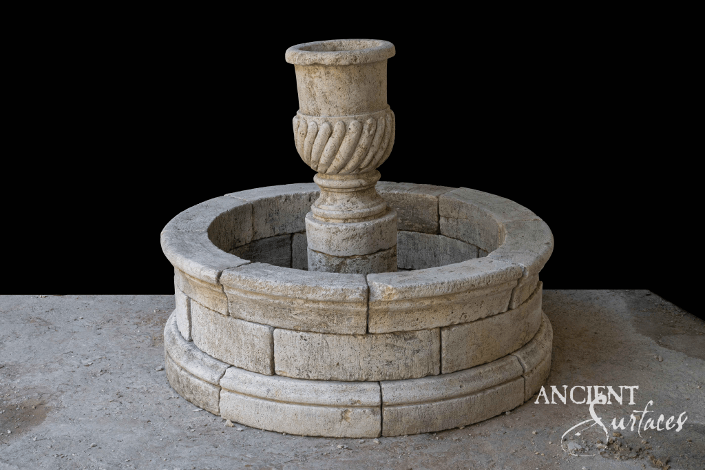 Ancient Surfaces antique limestone fountains
Reclaimed limestone fountains for courtyards
Antique limestone fountains with patina
Octagonal reclaimed limestone column fountains
Antique limestone garden fountains by Ancient Surfaces
Historic reclaimed limestone fountains for estates
Reclaimed limestone fountains for loggias
Custom antique limestone fountains for landscapes
Reclaimed limestone fountains with wrought iron spouts
Antique limestone fountains for Mediterranean gardens
Ancient Surfaces reclaimed limestone water features
Sustainable reclaimed limestone fountains
Reclaimed limestone fountains for vineyard settings
Antique limestone courtyard fountains with history
Reclaimed limestone driveway fountains by Ancient Surfaces
Luxury reclaimed limestone fountains for terraces
Reclaimed limestone fountains for Old-World charm
Antique limestone fountains for contemporary gardens
Ancient Surfaces reclaimed limestone centerpiece fountains