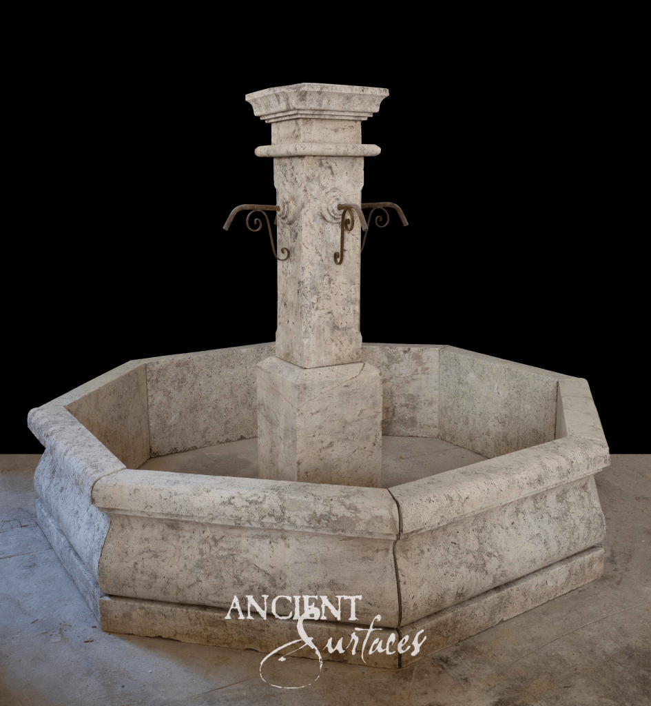 Ancient Surfaces antique limestone fountains
Reclaimed limestone fountains for courtyards
Antique limestone fountains with patina
Octagonal reclaimed limestone column fountains
Antique limestone garden fountains by Ancient Surfaces
Historic reclaimed limestone fountains for estates
Reclaimed limestone fountains for loggias
Custom antique limestone fountains for landscapes
Reclaimed limestone fountains with wrought iron spouts
Antique limestone fountains for Mediterranean gardens
Ancient Surfaces reclaimed limestone water features
Sustainable reclaimed limestone fountains
Reclaimed limestone fountains for vineyard settings
Antique limestone courtyard fountains with history
Reclaimed limestone driveway fountains by Ancient Surfaces
Luxury reclaimed limestone fountains for terraces
Reclaimed limestone fountains for Old-World charm
Antique limestone fountains for contemporary gardens
Ancient Surfaces reclaimed limestone centerpiece fountains