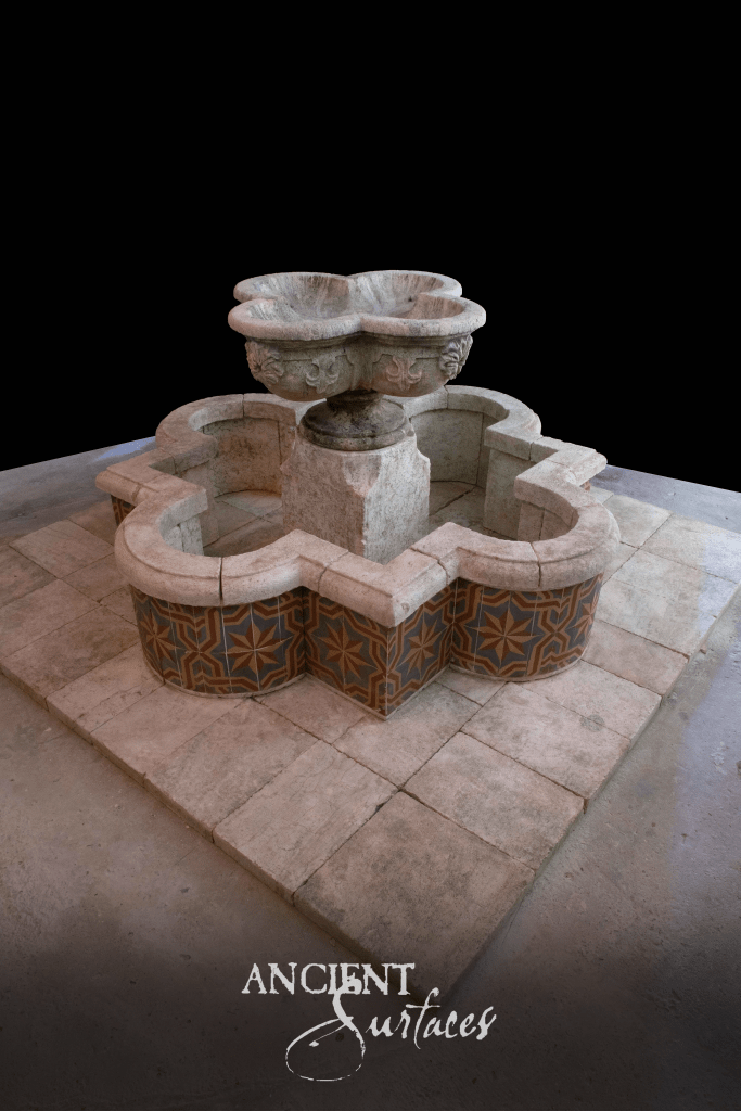 reclaimed limestone pool fountain
antique limestone pool fountain
Ancient Surfaces pool fountains
Ancient Surfaces reclaimed limestone fountains
reclaimed antique limestone fountain
limestone pool fountain centerpiece
outdoor limestone water feature
courtyard limestone fountain
garden limestone pool fountain
octagonal limestone fountain basin
circular limestone fountain basin
hand carved limestone fountain
antique limestone fountain with patina
heritage limestone pool feature
European reclaimed limestone fountain
limestone fountain for pool deck
antique limestone fountain column
reclaimed limestone fountain installation
limestone fountain with iron spouts
luxury poolside limestone fountain