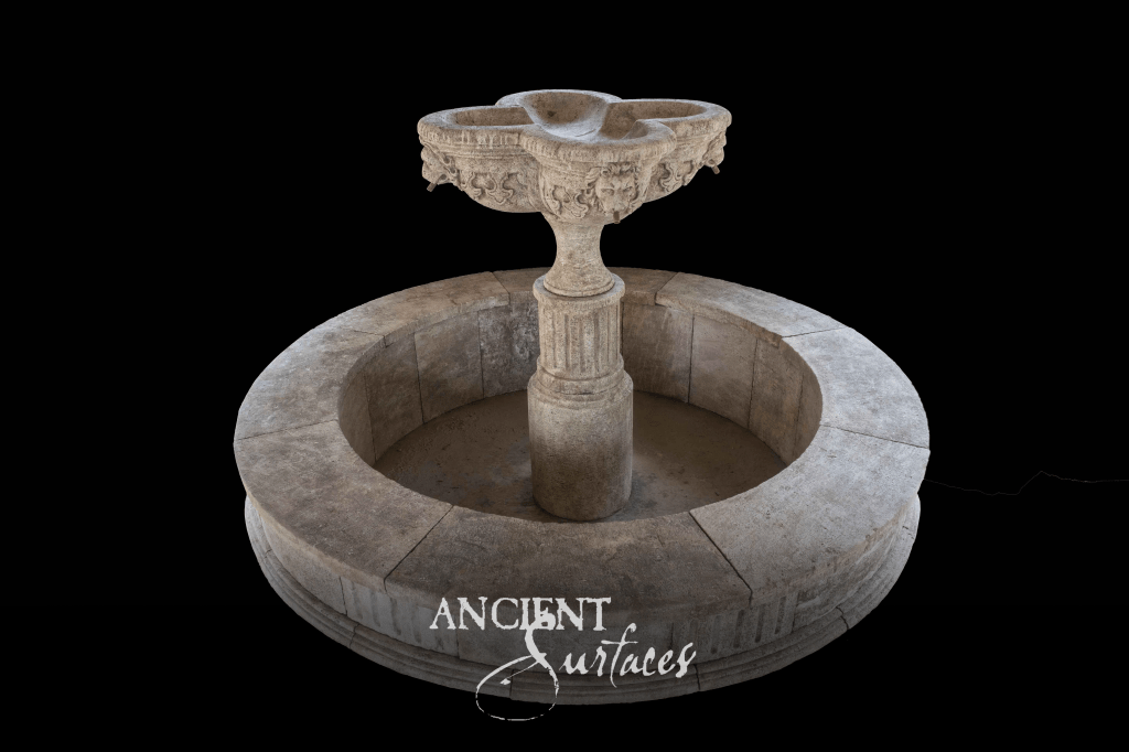 reclaimed limestone pool fountain
antique limestone pool fountain
Ancient Surfaces pool fountains
Ancient Surfaces reclaimed limestone fountains
reclaimed antique limestone fountain
limestone pool fountain centerpiece
outdoor limestone water feature
courtyard limestone fountain
garden limestone pool fountain
octagonal limestone fountain basin
circular limestone fountain basin
hand carved limestone fountain
antique limestone fountain with patina
heritage limestone pool feature
European reclaimed limestone fountain
limestone fountain for pool deck
antique limestone fountain column
reclaimed limestone fountain installation
limestone fountain with iron spouts
luxury poolside limestone fountain